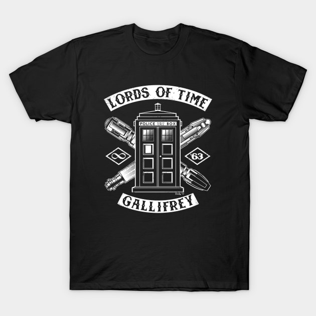 The Lords of Time T-Shirt by Scott Derby Illustration